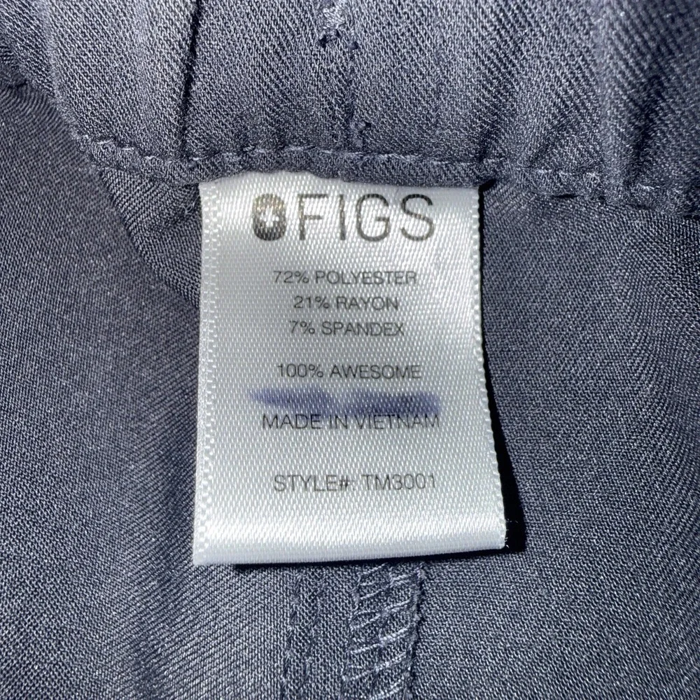 Men's FIGS Cairo Cargo Healthcare Nurse Scrub Pants Gray Size L